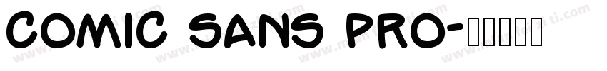 comic sans pro字体转换